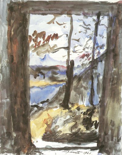 View of the Walchensee by Lovis Corinth
